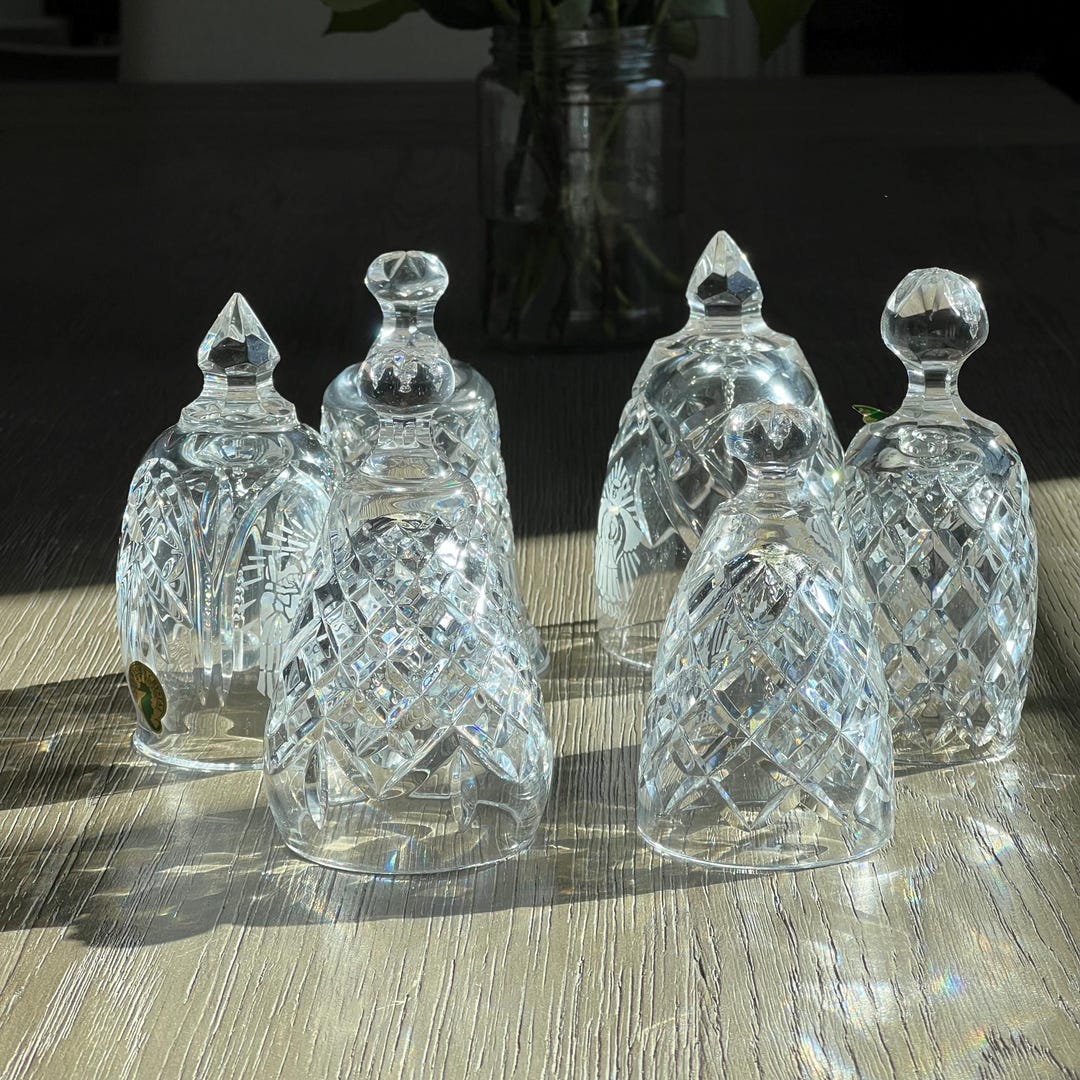 Crystal Bell Collection Vintage Waterford Crystal Bells - Christmas Collection - Lismore Bell ...