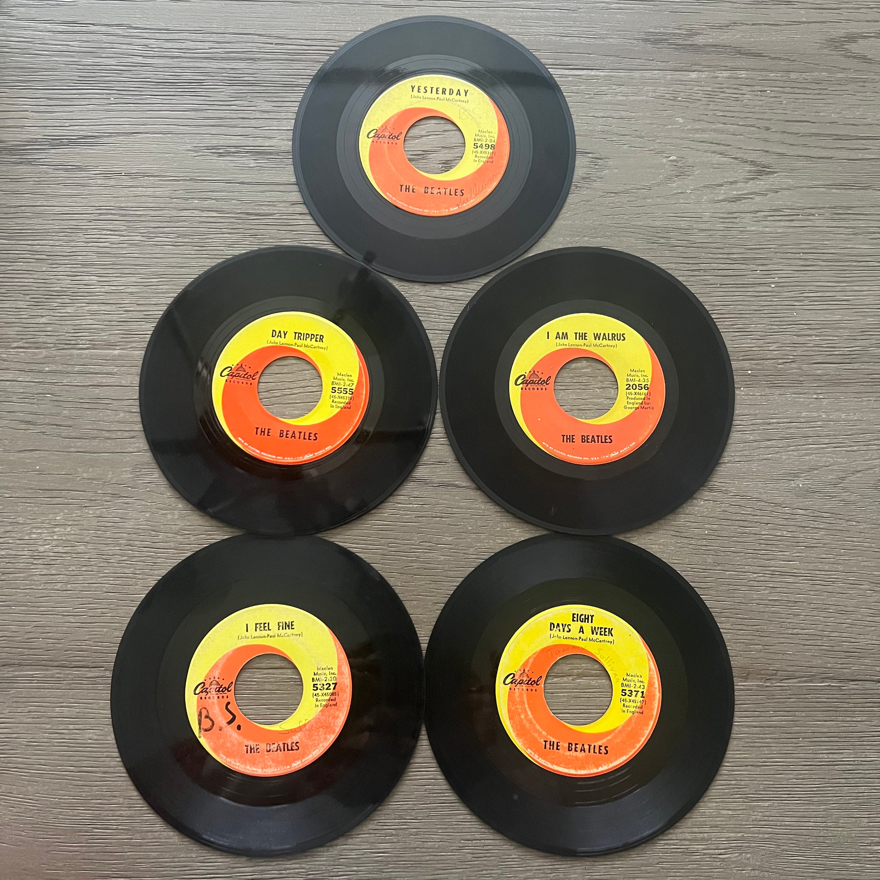 ビートルズ ビニール 5枚セット キャピタルレコード 2056、5327、5371
