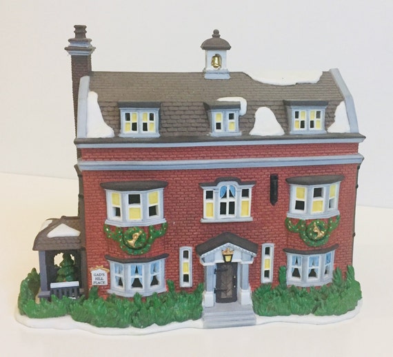 Department 56 Dickens Village Gads Hill Place Charles Dickens Etsy