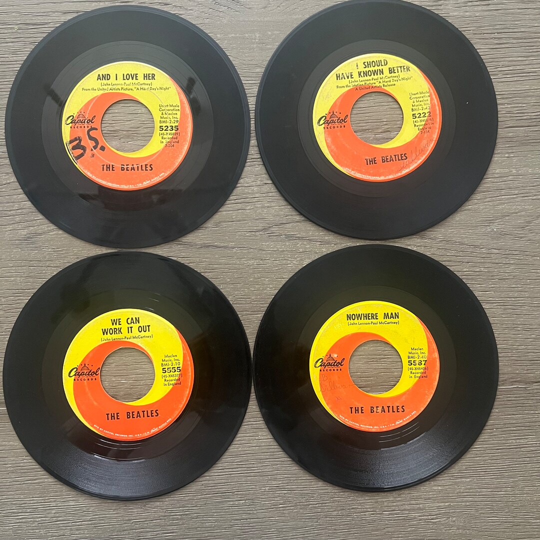 ヴィンテージ ビートルズ 45回転ビニールレコードセット - キャピタル