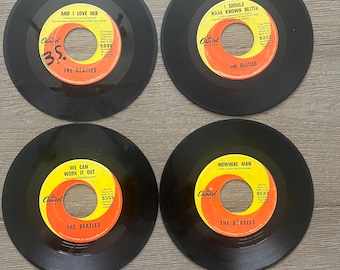 THE BEATHES レコード7枚セット ビートルズのヴィンテージ7インチレコード詰め合わせ - Etsy 日本