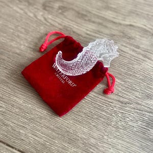 Waterford Seepferdchen Kristallskulptur Kleine Waterford Symbol Skulptur Sammlerstück Echtes Waterford Kristall Briefbeschwerer Schreibtisch/Wohnkultur