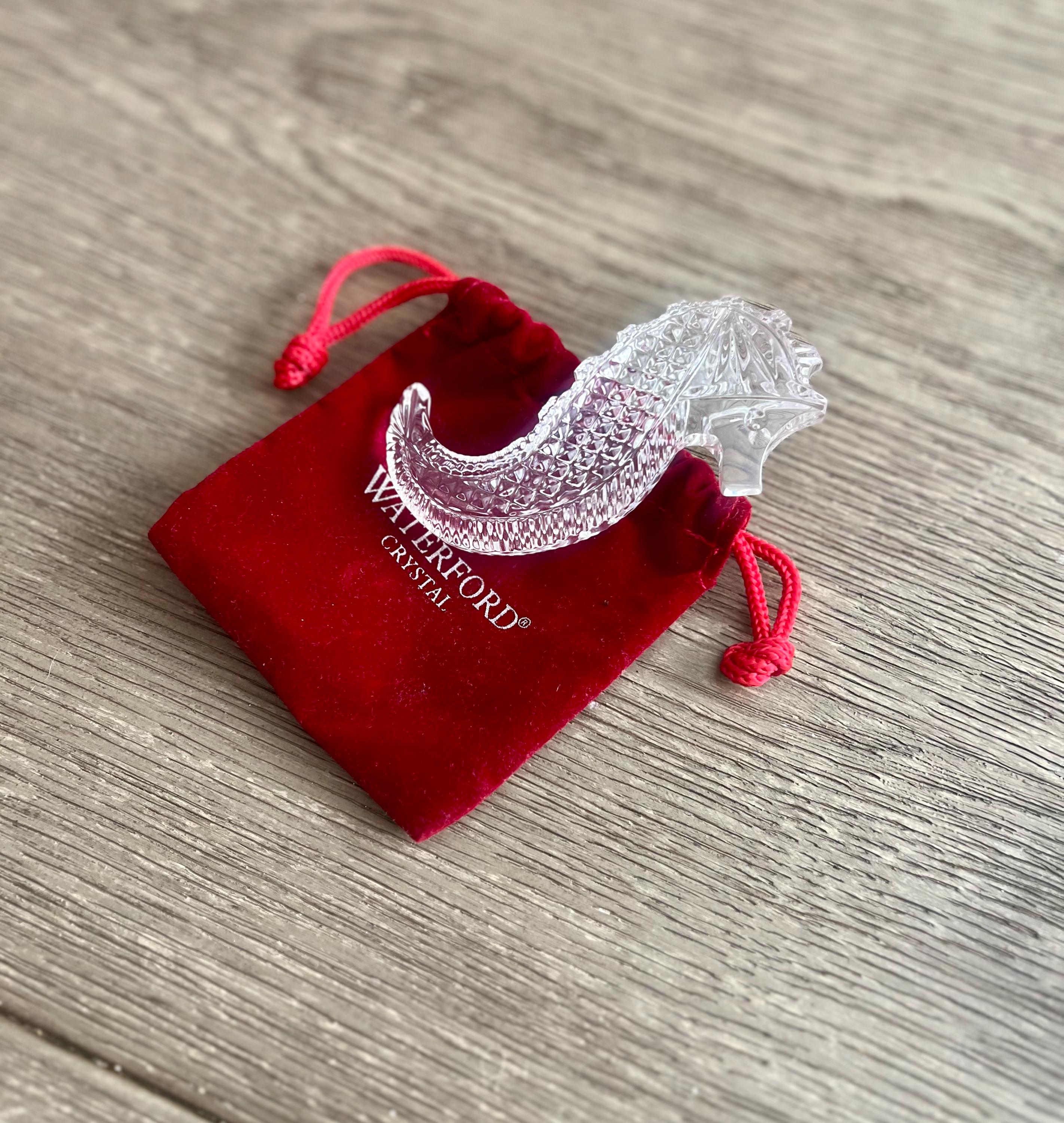 Waterford Seahorse Crystal Sculpture Small Waterford Symbol