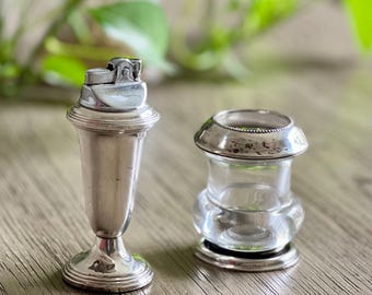 ヴィンテージ　スターリングシルバー　ブラシ　純銀製　ビンテージ　STERLING ビクトリア朝のスターリングシルバー製洋服ブラシ：アンティークな