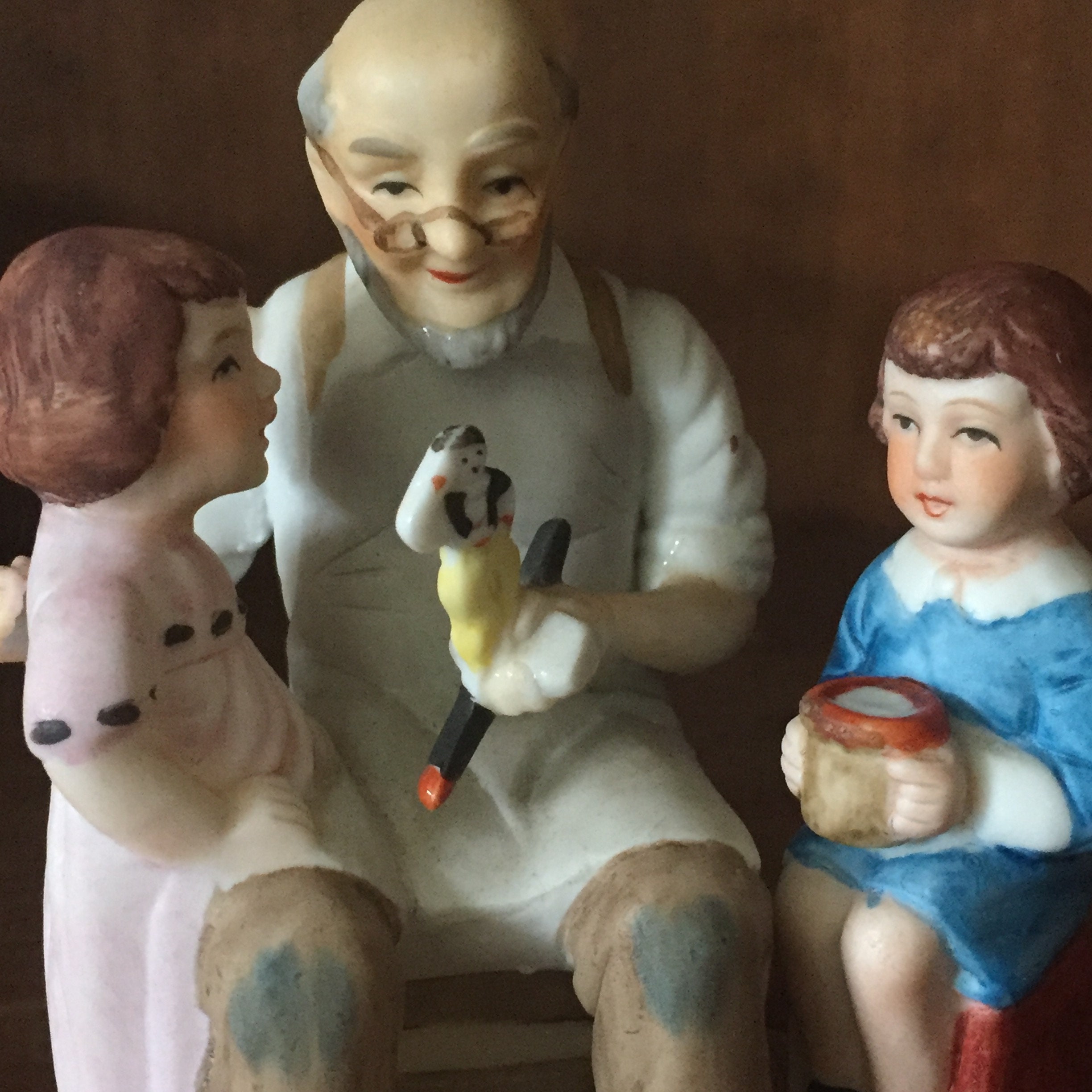 Norman Rockwell Toy Maker Porcelain Figurine: Whitney Heritage