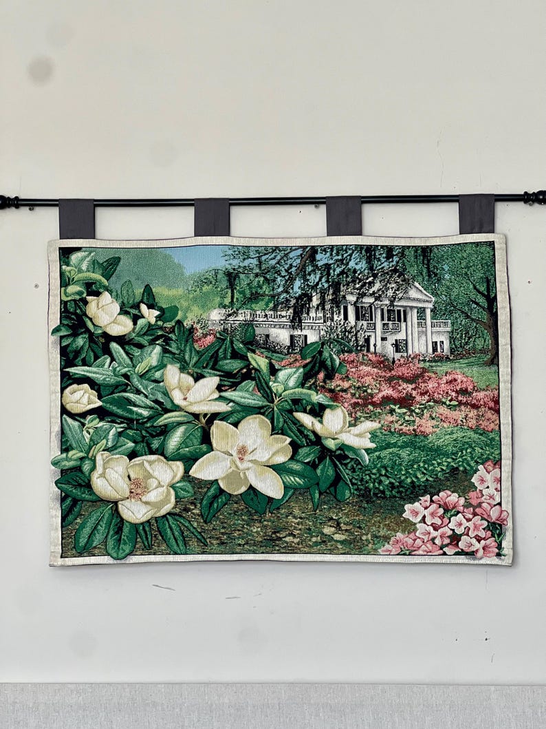 Purana Magnolia Plantation Tapestry Wall Hanging - Thumbnail 3