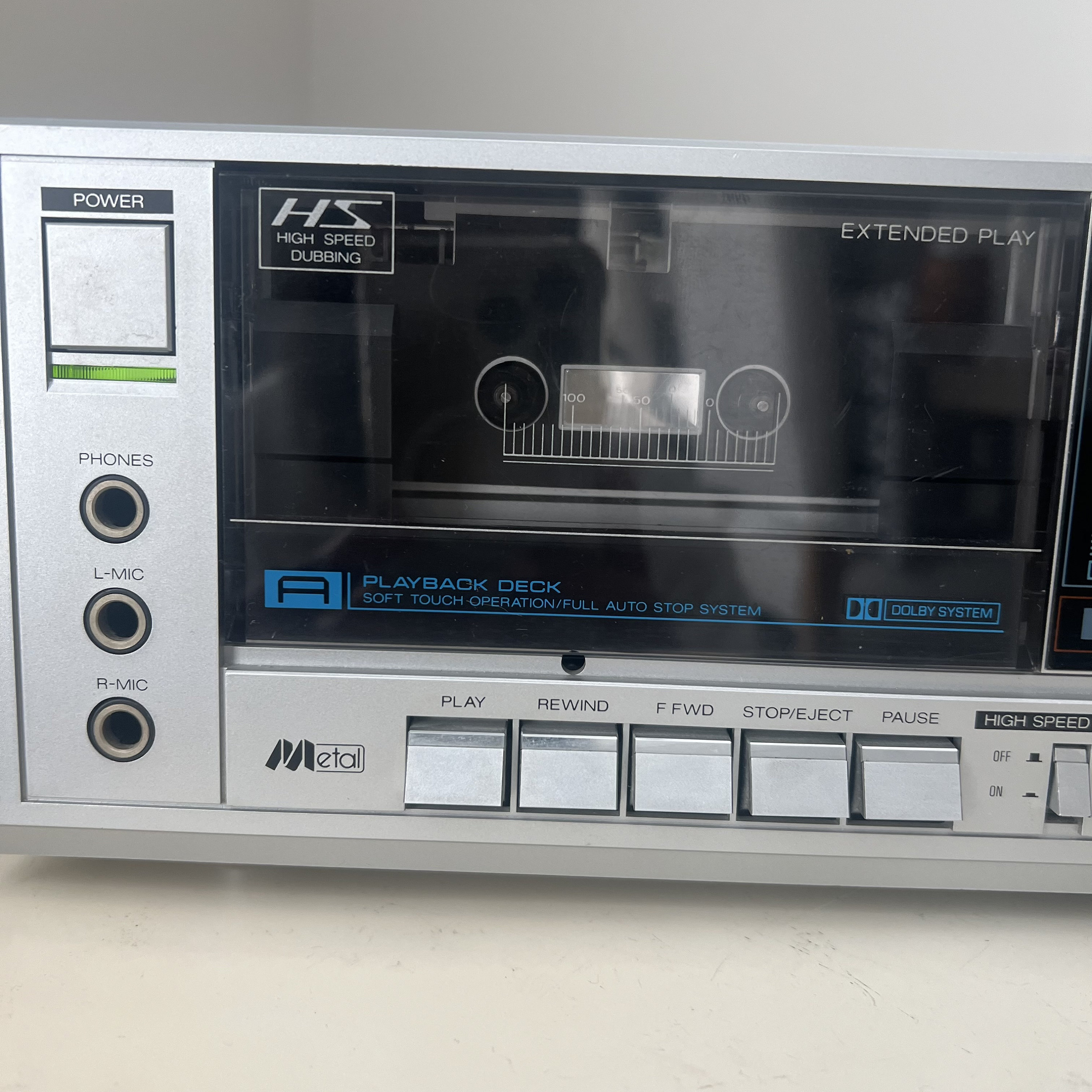 Platine cassette K7 hifi Vintage SANSUI SC-1330 A Reparer Ou Pour