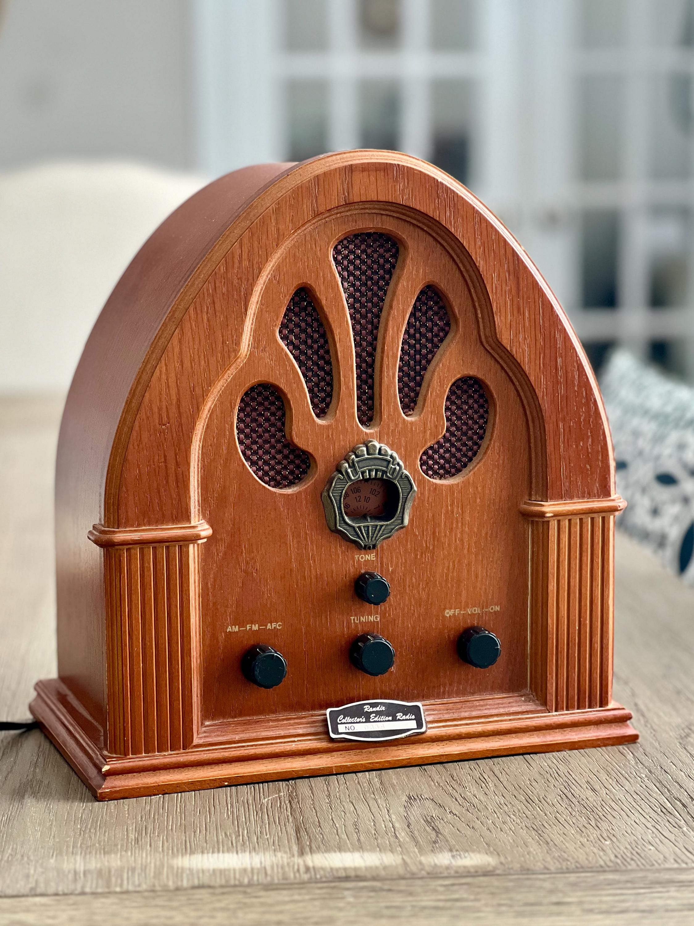 Vintage Radio Randix Collectors Edition 1930s Style Tabletop