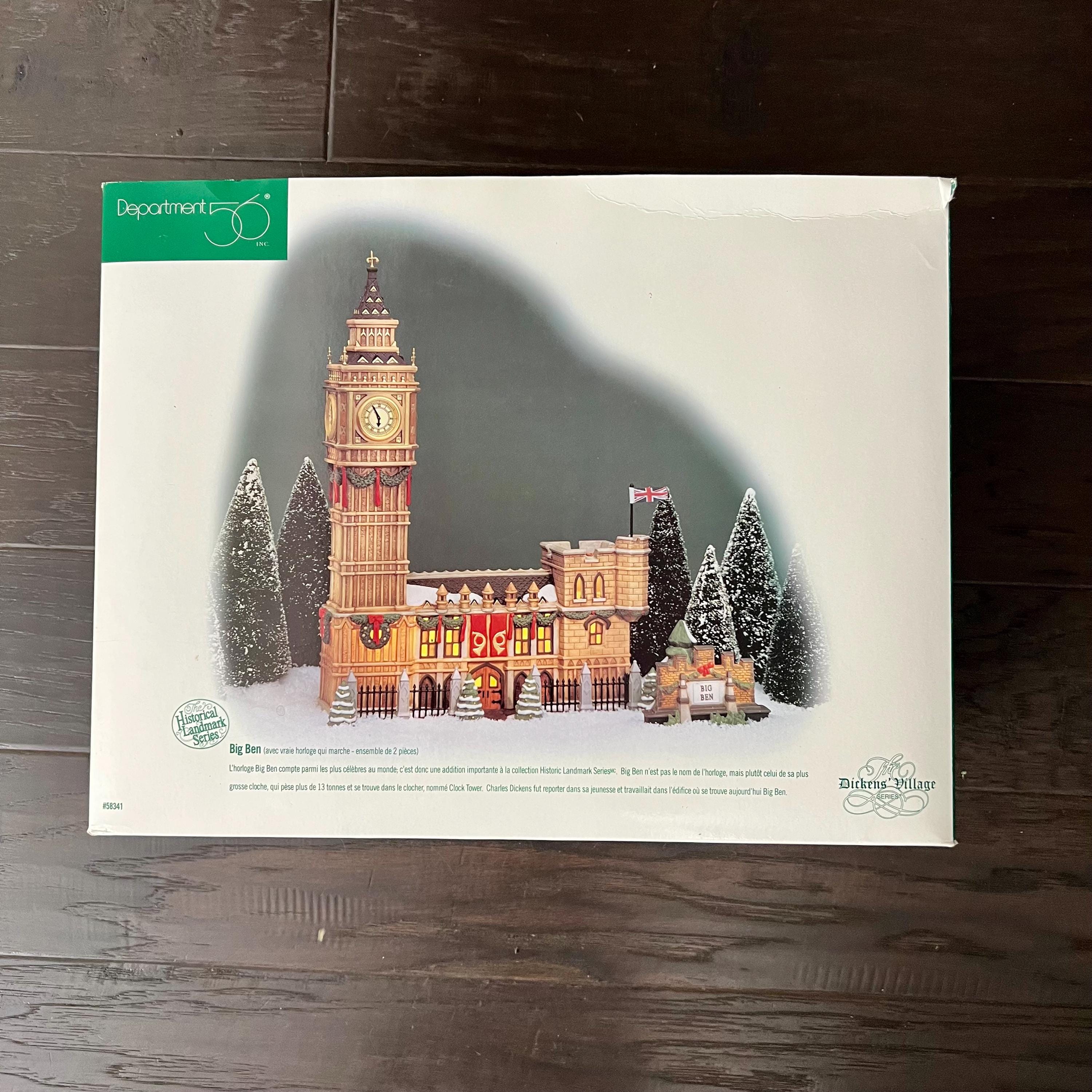 Department 56 Big Ben Figurine: Historical Landmark Series, London