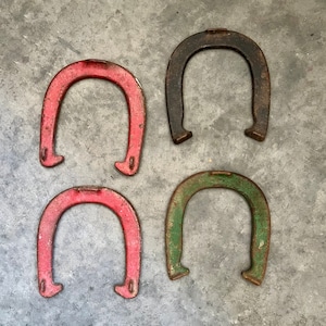 Lot De 4 Fers à Cheval Vintage Buck Brothers RINGER - USA - Poids 2.5 Lbs Pièce