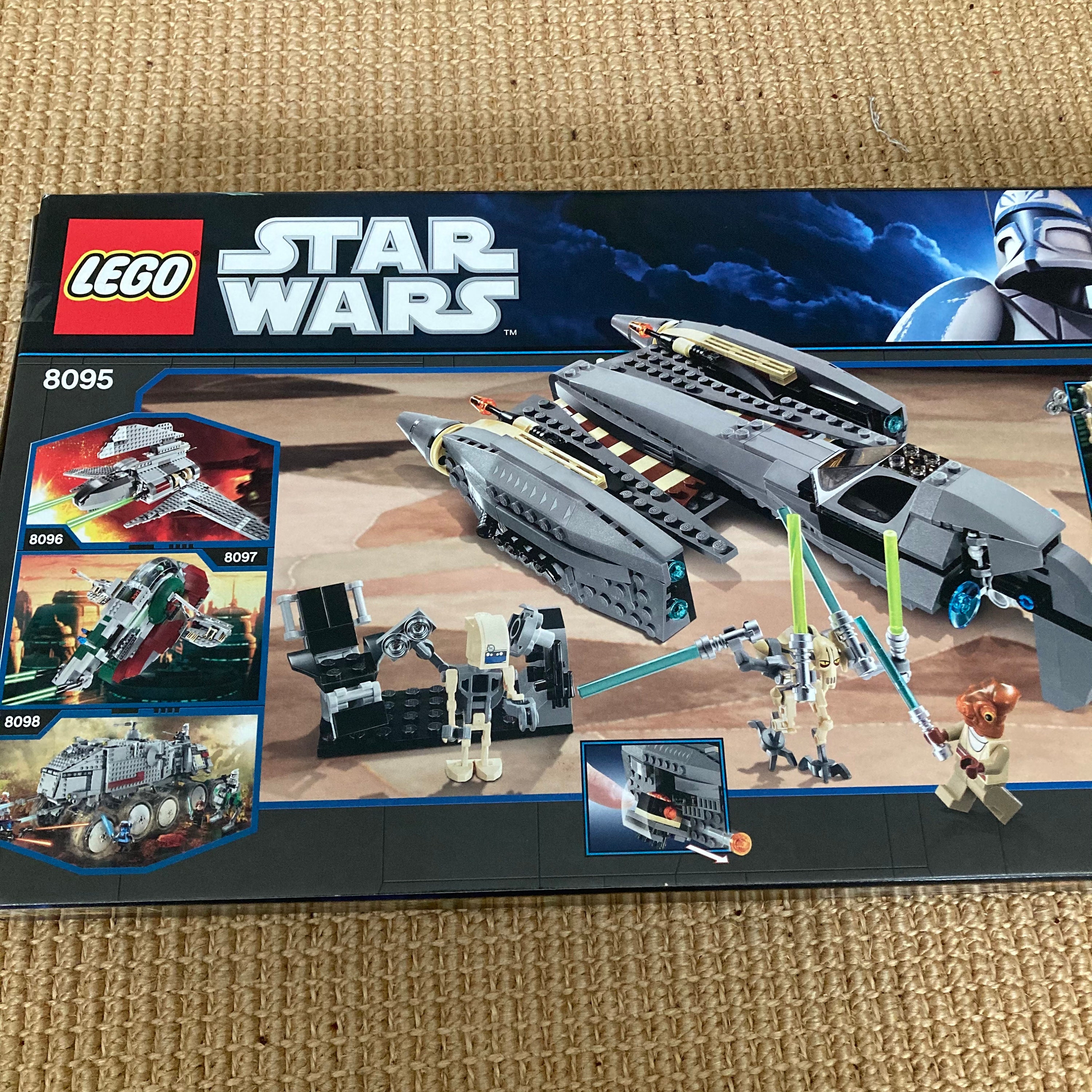 LEGO Star Wars General Starfighter 8095 Retired Item Etsy