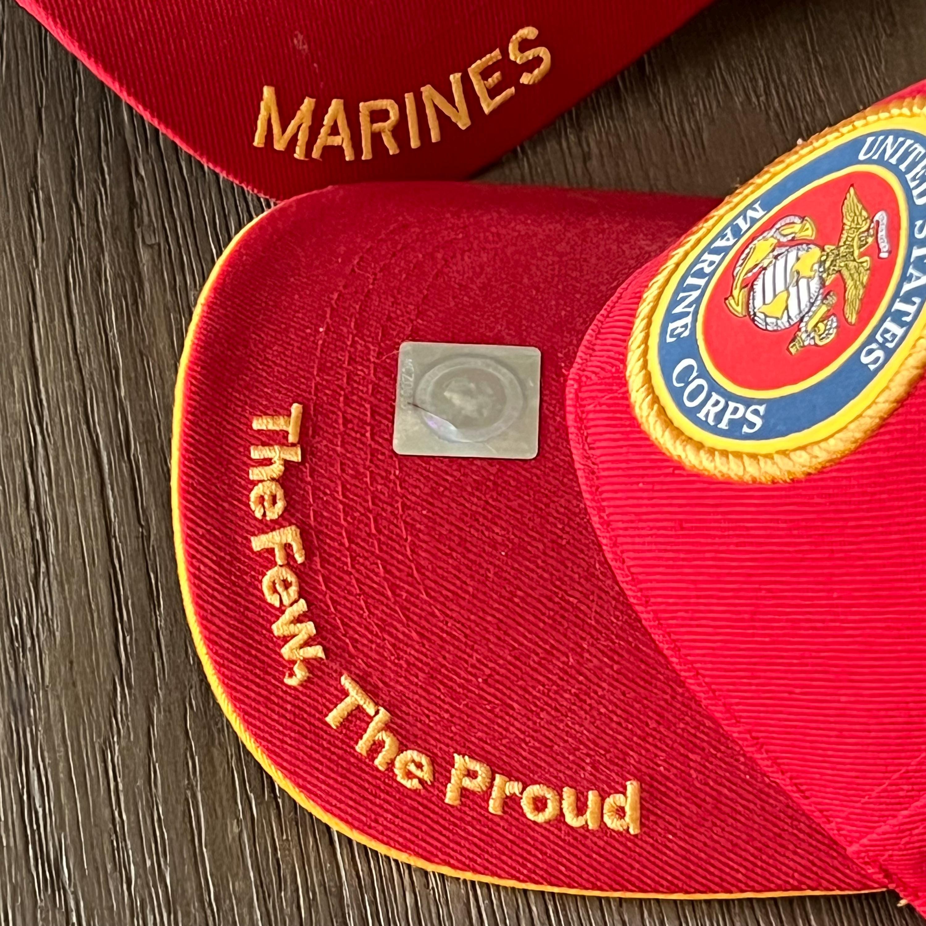 Set Di Cappellini Da Baseball USMC: Cotone Rosso, Logo Del Corpo Dei Marines Ricamato, Paio - Italia - Foto 8