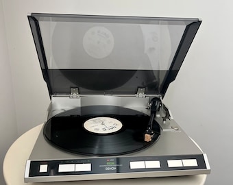 Vintage Denon DP-15F Record Turntable Microprocessor Controlled Fully Automatic Made in Japan