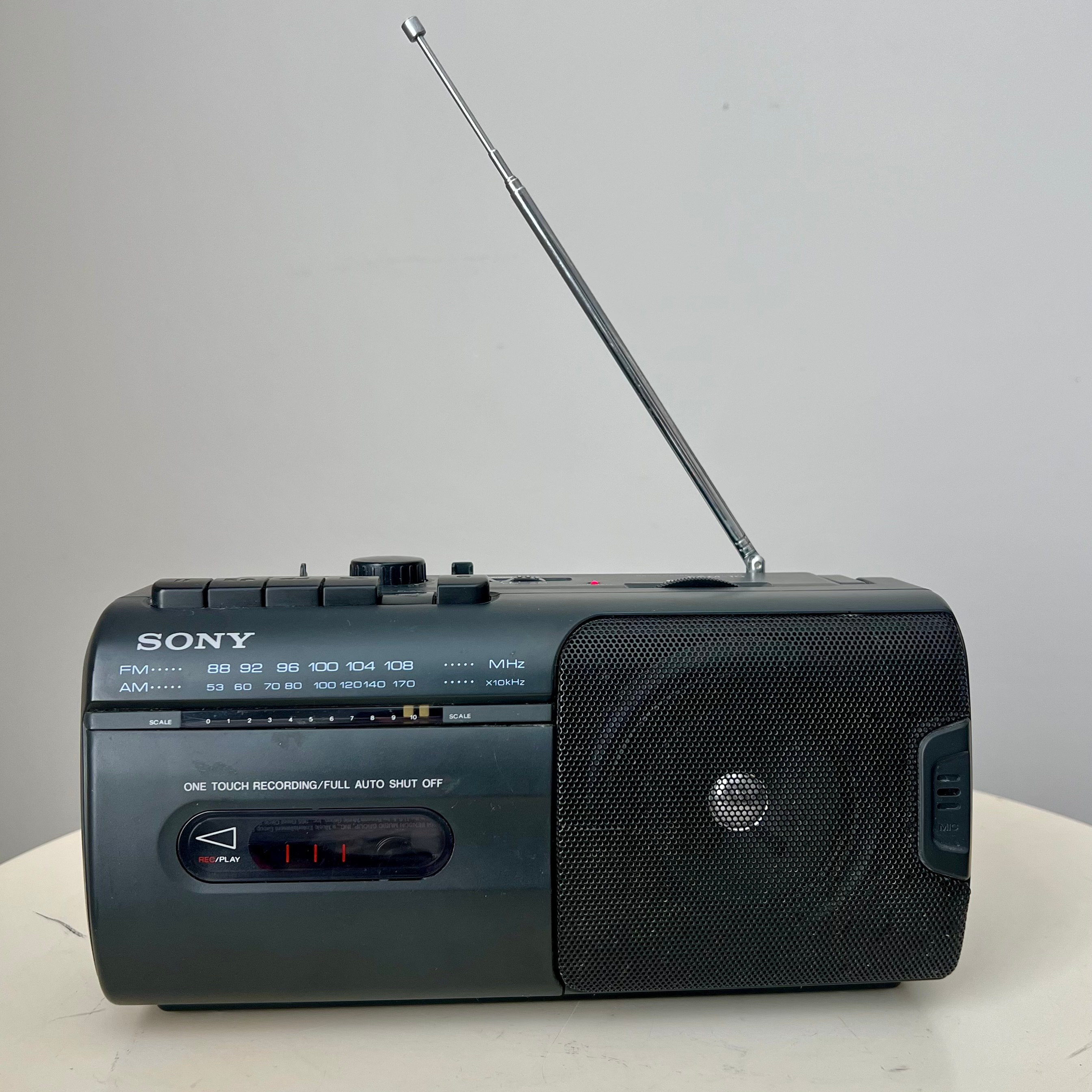 Vintage Sony Cassette Corder CFM - 10 Sony Portable Cassette