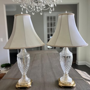 Waterford crystal lamp - Etsy 日本