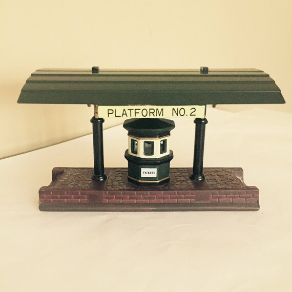 dickens village train set