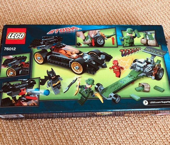 konsulent nederdel fad LEGO Superheroes 76012 Batman the Riddler Chase Complete Set - Etsy