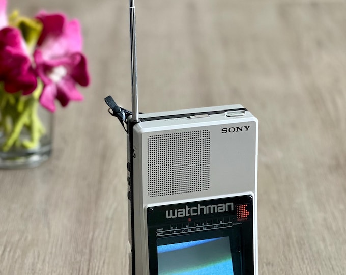 Sony AM FM Tv Weather Radio ICF - 34 Vintage Portable Transistor Radio ...