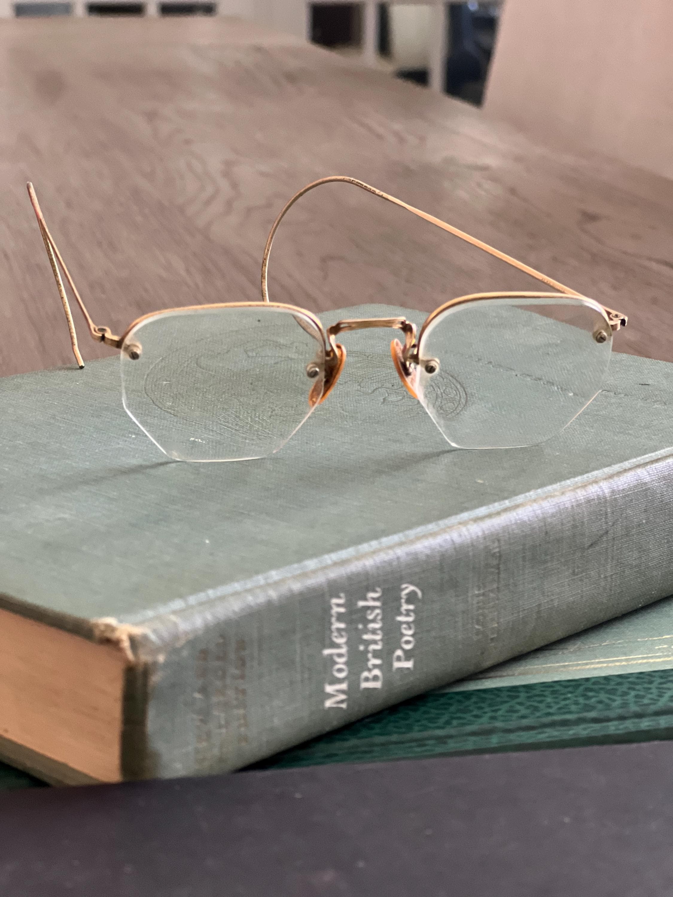 Antique Bausch & Lomb 12K Gold Filled Hexagonal Glasses - Etsy