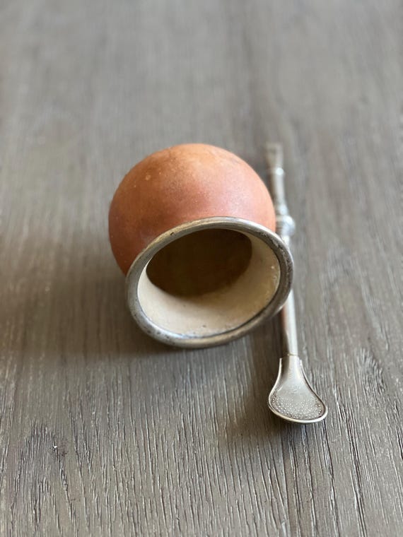 ヴィンテージ ひょうたん イエルバ マテ カップ & ストロー