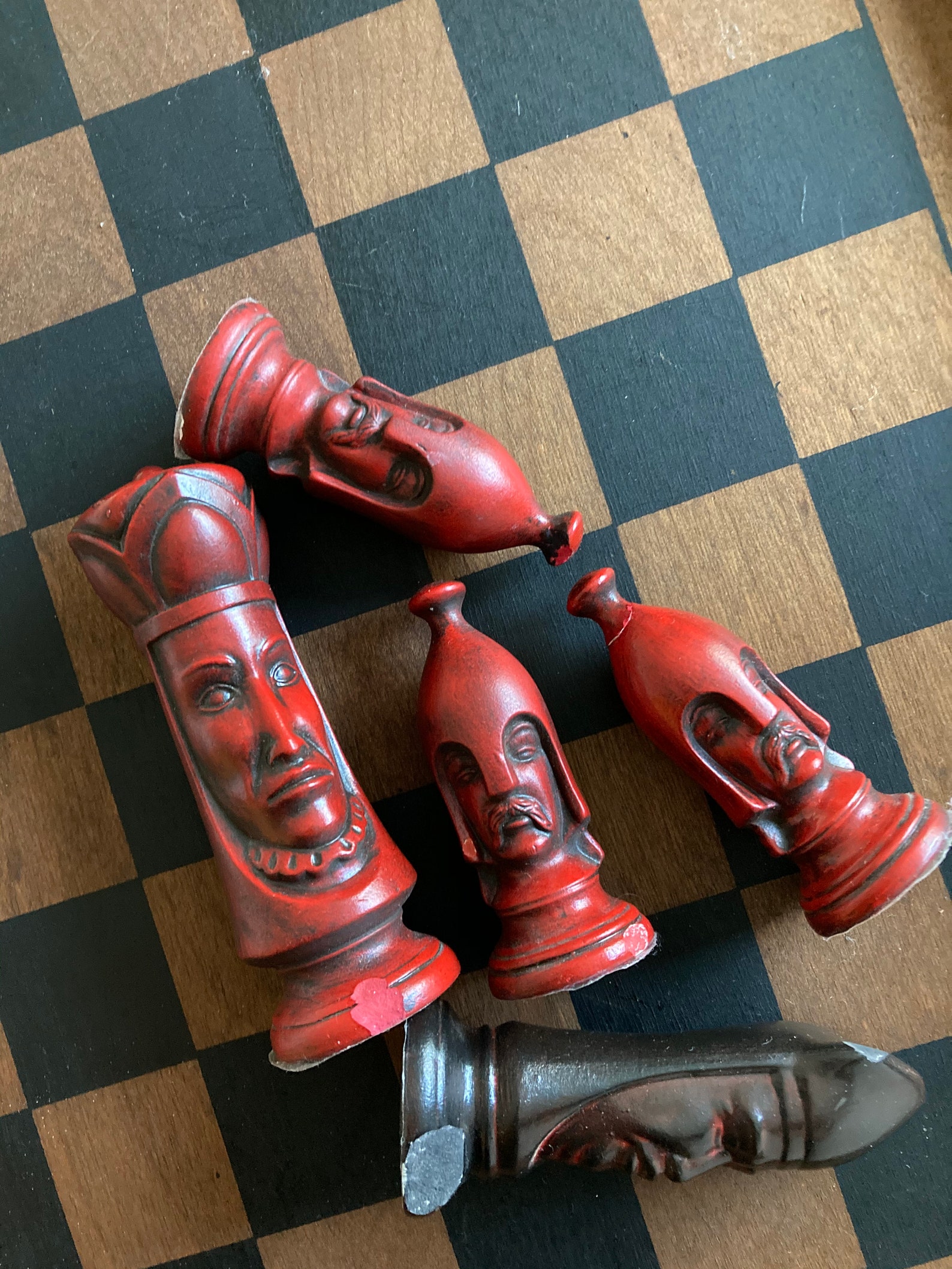 duncan medieval chess set