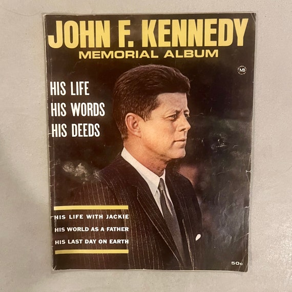 洋書ハードカバー LIFE Kennedy レアシングルレコード付き JFK & Jackie Kennedy Lot of 3 Magazines JFK Memorial Album by Al