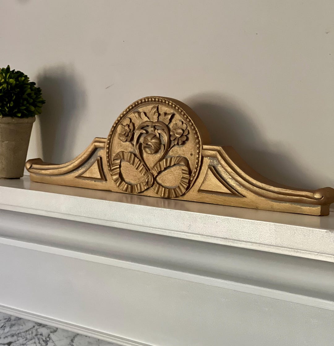 Vintage Italian Florentine Gold Gilt Wall Trim: Hollywood Regency Decor ...