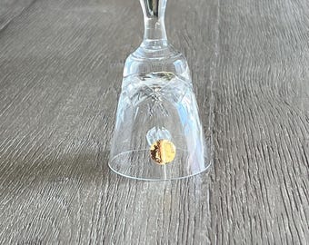 Vintage Wedgwood Crystal Bell: Vollblei Handgeschliffenes Sammlerstück