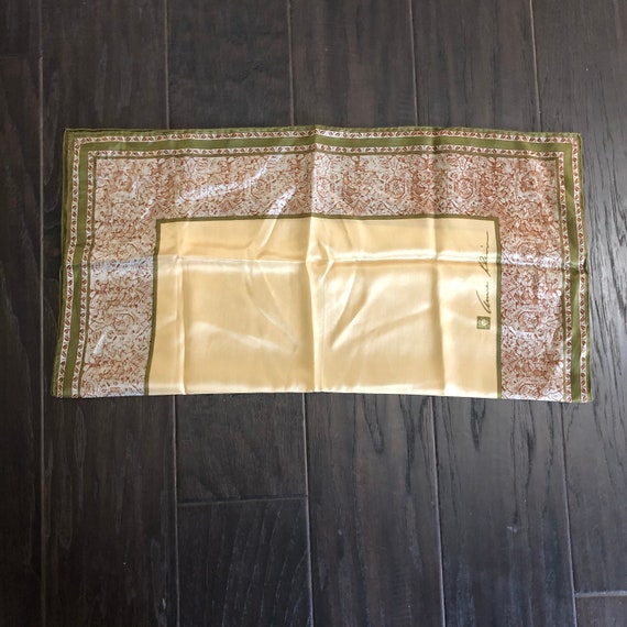 Vintage Anne Klein All Silk Scarf Anne Klein For … - image 4