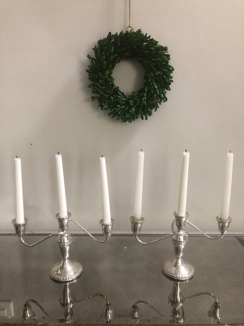 Vintage Sterling Silver Candelabras Vintage Candlestick Holders Duchin Creations Pair Candelabra