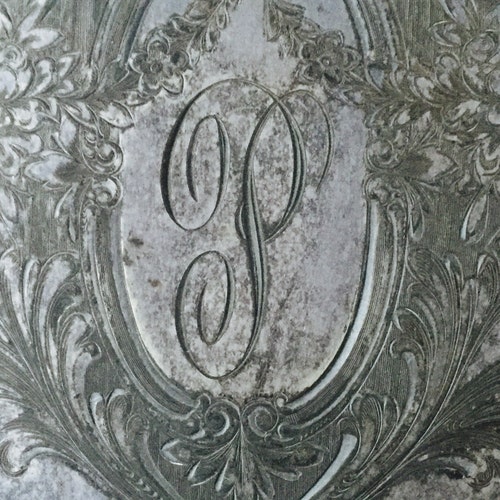 ビクトリア朝のスターリングシルバー製洋服ブラシ：アンティークな