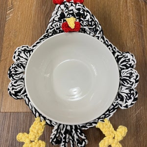 PATTERN-Crochet Chicken Bowl Cozy image 2