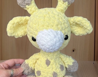 Jasper the Giraffe Crochet Plush