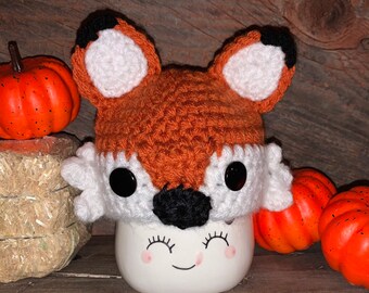 Marshmallow Mug Fox Hat