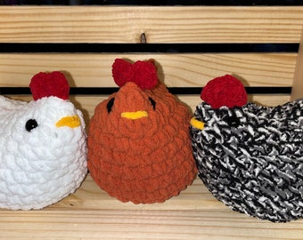 PATTERN for Crochet Plushie Hen