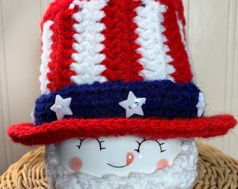 Marshmallow Mug Patriotic/Uncle Sam Hat