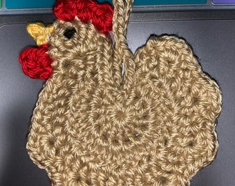 Crochet Pattern for Chicken Ornament