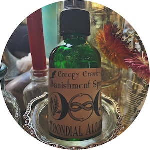 Spray de bannissement rampant effrayant