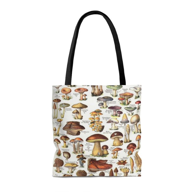 Vintage Mushroom Illustration Tote Bag image 4