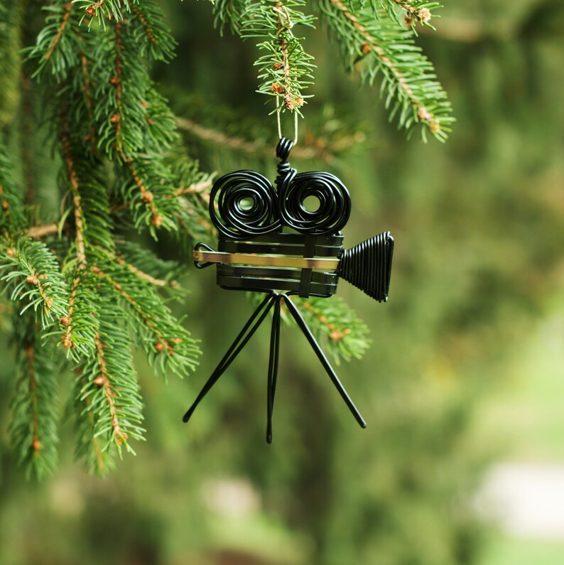 Filmmaker Vintage Camera Ornament Etsy