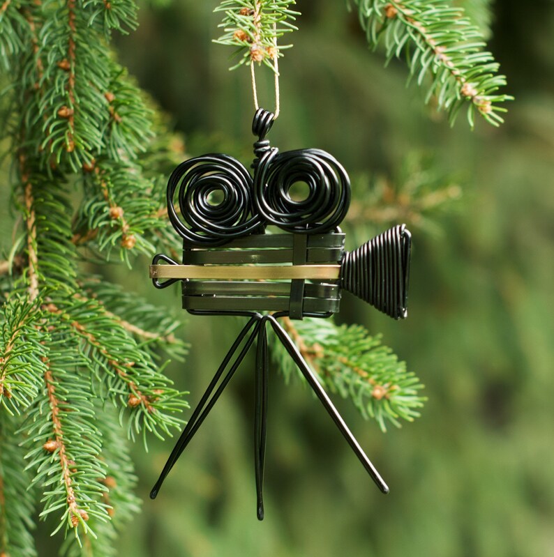 Filmmaker Vintage Camera Ornament Etsy