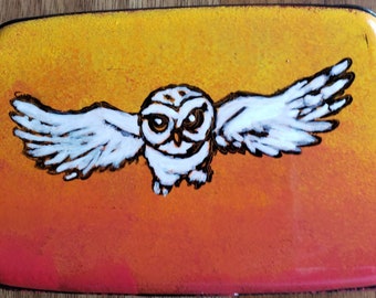 Snowy owl RFID Wallet