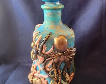 Octopus bottle, undersea bottle