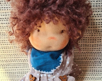 Tall  Waldorf doll inspired toddler