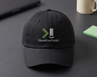ChucklesTech Embroidered Hat for Developers, Funny DevOps Gift, IT Coworker Cap