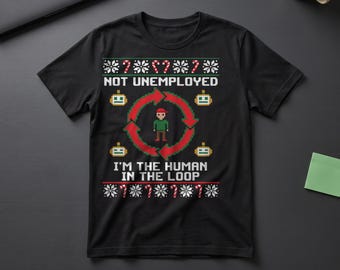 Human In The Loop Shirt, Funny AI Engineer Gift, Programmer Unisex Tee