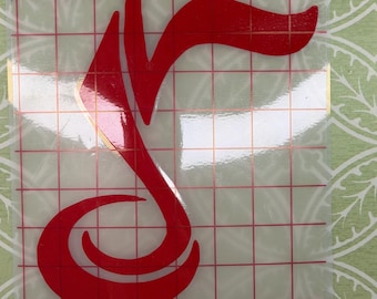 Custom Single Color Vinyl Decal | Personalized Text Logo Sticker (Made to Order)
