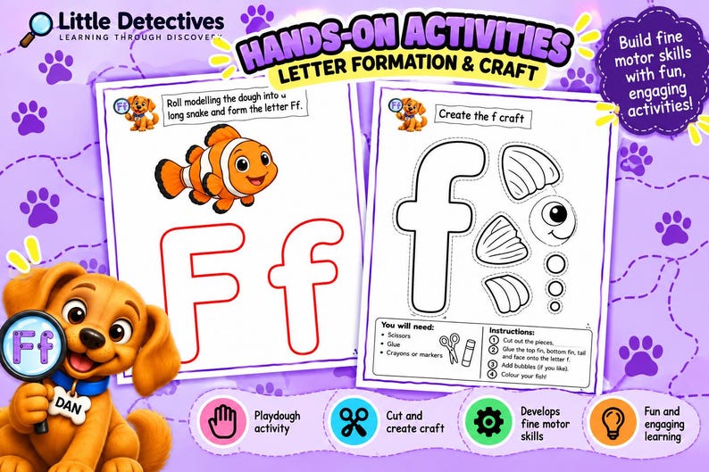 Letter F Worksheets for Kids | Alphabet Recognition, Phonics ...