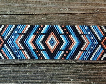 Blue Sand Peyote Pattern