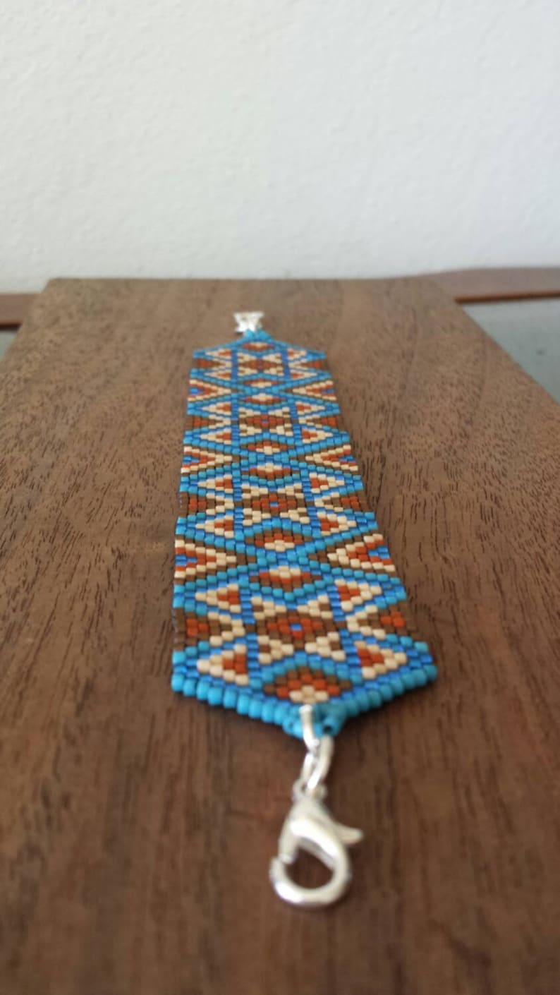 Earth odd count peyote stitch pattern etsy